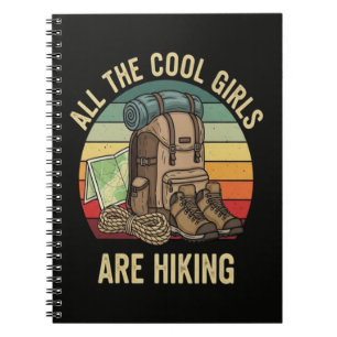 Alle Coole Meiden Wandelen Retro Notitieboek