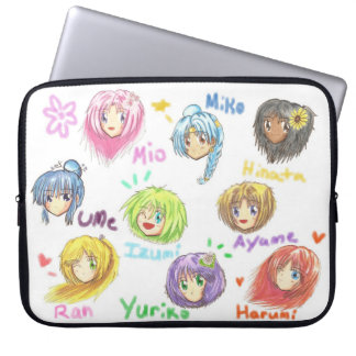 Alle cute Chibi-modellen gebruiken laptophoes Laptop Sleeve