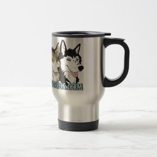 Allé dans la tasse de voyage de chiens de neige (Droit)