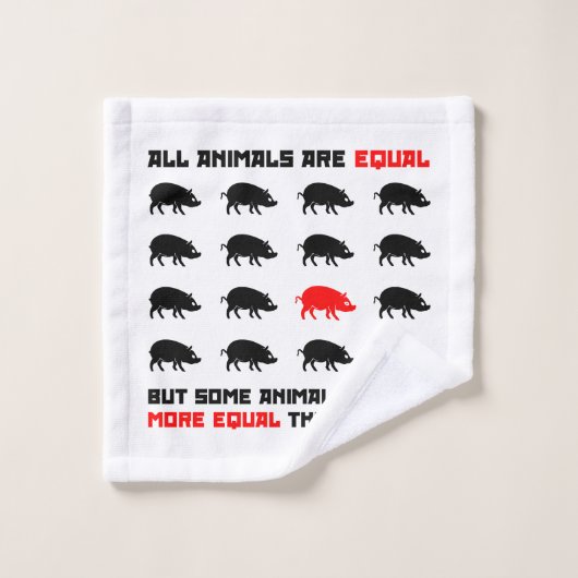 Alle dieren zijn gelijk aan 2 bad handdoek (Wasdoekje)