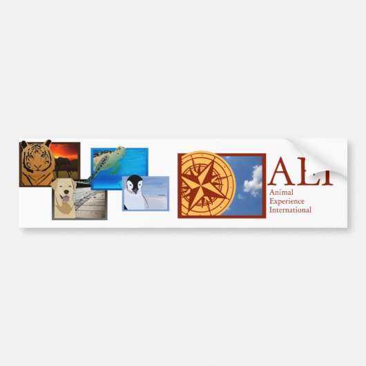 Alle dieren zijn kritisch bumpersticker (Voorkant)