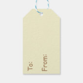 Alle dingen Chanoeka Gift Label Cadeaulabel (Achterkant)