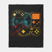 Alle Dingen controleren Video Game Controller Fleece Deken (Voorkant)