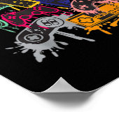 Alle Dingen controleren Video Game Controller Poster (Hoek)