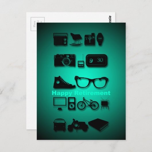 Alle dingen die je leuk vindt aan pensioneringscad briefkaart (Voorkant / Achterkant)