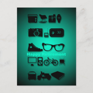 Alle dingen die je leuk vindt aan pensioneringscad briefkaart