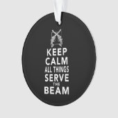 Alle dingen dienen het Beam Ornament (voorkant)