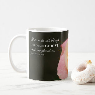 Alle dingen door Christelijke Filippijnen 4:13 Roo Koffiemok