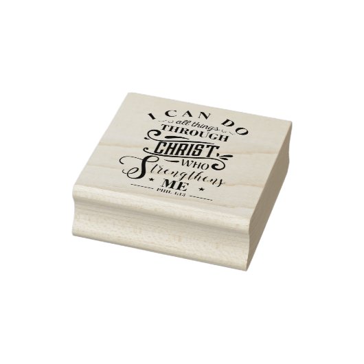 Alle dingen door robuuste quote rubberen stempel (Stempel)