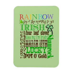 Alle dingen Iers Magneet