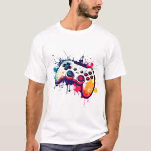 Alle dingen regelen Video Game Controller Gamer T-shirt