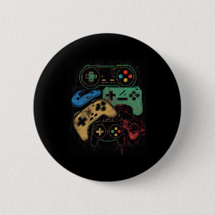 Alle dingen Video Game Controller Gamer Graphic Ronde Button 5,7 Cm