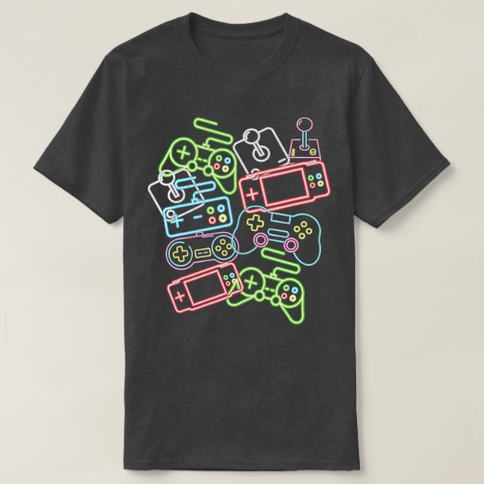Alle Dingen videospelcontroller besturen T-shirt (Design voorkant)