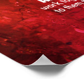 ALLE DINGEN WERKEN SAMEN MET Romeinen 8:28 Poster (Hoek)