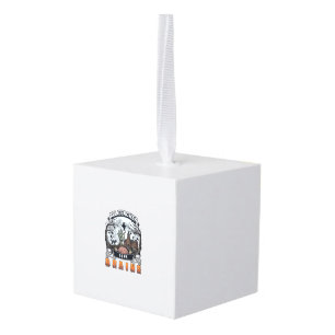 Alle docenten houden van hersenen Halloween Zombie Kubus Ornament