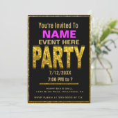 Alle doelstellingen | Uitnodiging | Glam (Staand voorkant)