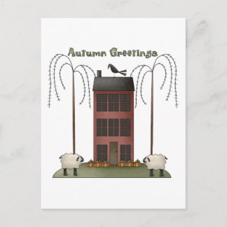 Alle donkere verbijstering ・ Herfstgroeten Briefkaart