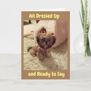 ALLE DRESSES VOOR EENVOUDIGER ALLEEN VOOR "U" FEESTDAGEN KAART