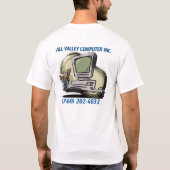 Alle drukproefcomputers t-shirt (Achterkant)