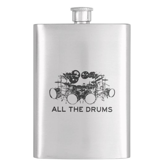 Alle drums Drummer Flacon (Voorkant)