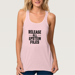 Alle Epstein-bestanden vrijgeven Tanktop