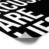 ALLE EXCUSES ZIJN LIEVEN POSTER (Hoek)