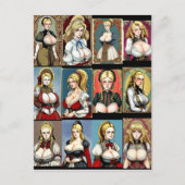 Alle Faire Maidens Briefkaart (Voorkant)