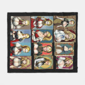 Alle Faire Maidens Fleece Deken (Voorkant (Horizontaal))