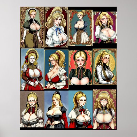 Alle Faire Maidens Poster (Voorkant)