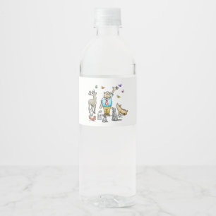 Alle Feestbeesten Worden Opgeroepen Waterfles Etiket