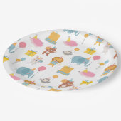 Alle feestdieren verjaardagsfeest papieren bordje (Gekanteld)