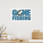 ALLÉ FISHING poster personnalisé (Cuisine)