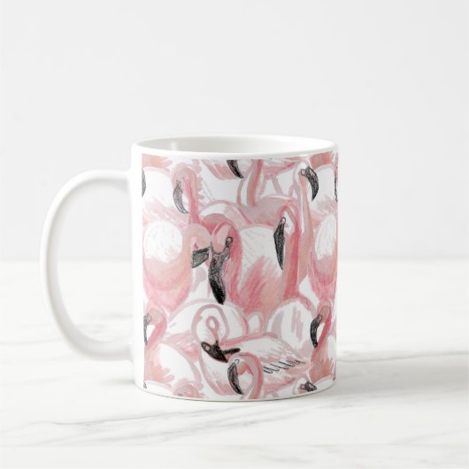 alle flamingos koffiemok (Links)