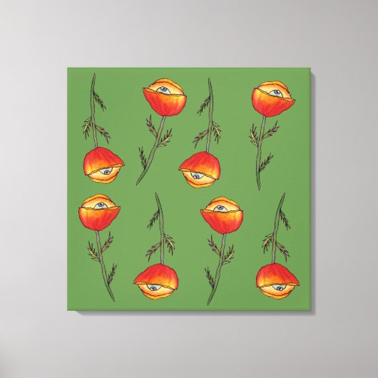 Alle fotoafdrukken met blaasbloem canvas afdruk (Voorkant)