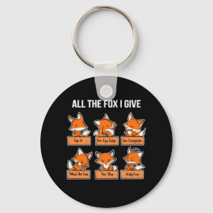 Alle Fox die ik geef Sleutelhanger