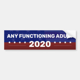 ALLE FUNCTIONERENDE VOLWASSENEN BUMPERSTICKER