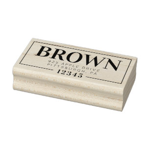 Alle geblokkeerd in het Stempel van het Adres van