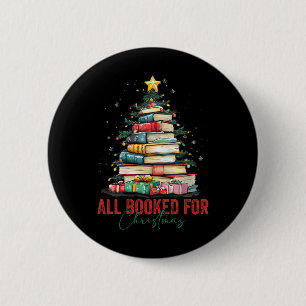 Alle geboekt voor Kerstboek Kerstboom Licht Ronde Button 5,7 Cm
