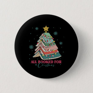 Alle geboekt voor Kerstboek Kerstboom Licht Ronde Button 5,7 Cm