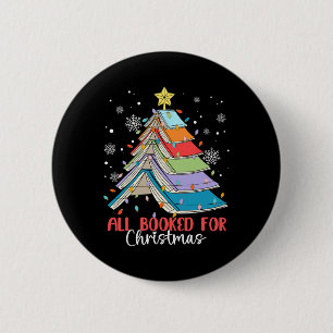 Alle geboekt voor Kerstboek Kerstboom Licht Ronde Button 5,7 Cm