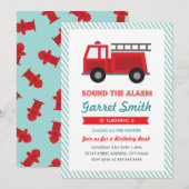 Alle gefiatteerde kinderen uitnodiging van Birthda (Voorkant / Achterkant)