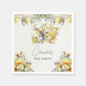 Alle gelegenheden Lemon Tea Party  Servet (Voorkant)