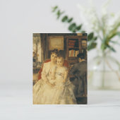 Alle geluk c.1880 briefkaart (Staand voorkant)