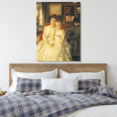 Alle geluk c.1880 canvas afdruk (Insitu (Slaapkamer))