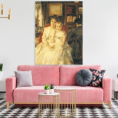 Alle geluk c.1880 canvas afdruk (Insitu (Woonkamer))