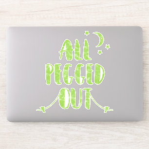Alle Gepegrafeerde Funny Camping Slaping Quote Sticker