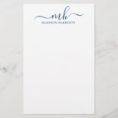 Alle gepersonaliseerde Initialen en benodigdheden Briefpapier (Voorkant)