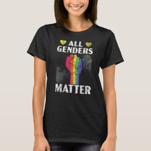 Alle Geslachten Matter LHBTQ Gendergelijkheid Prid T-shirt