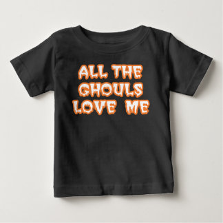 Alle Ghouls Love Me Toddler's Black T-shirt