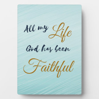 ALLE GOD VAN MIJN LEVEN IS FAITHFUL FOTOPLAAT